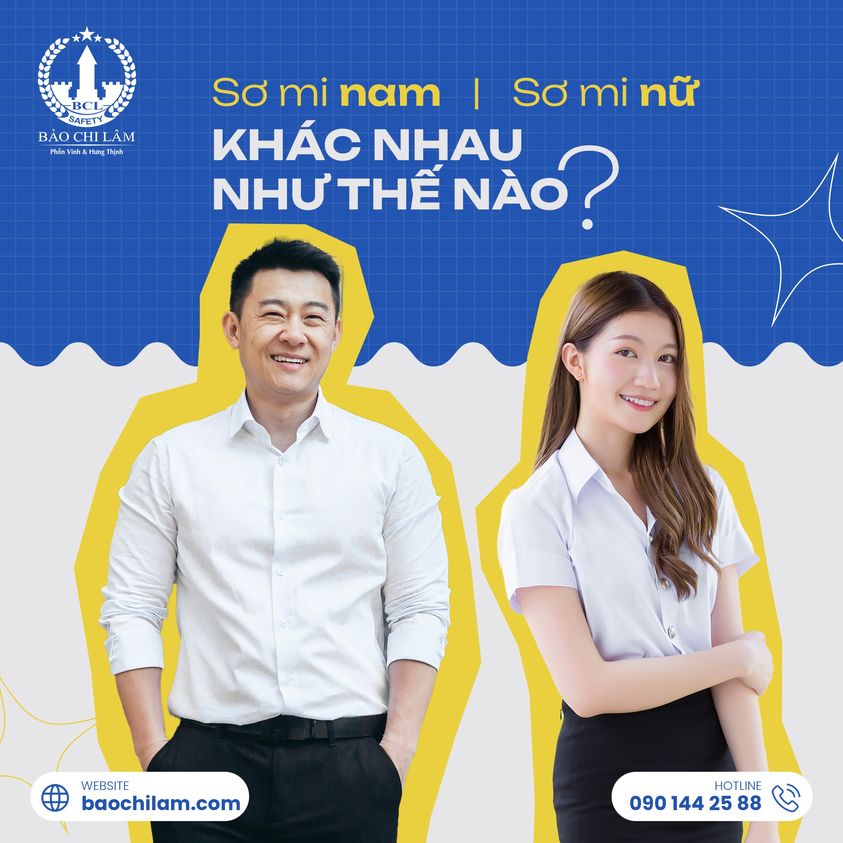 SƠ MI NAM VÀ SƠ MI NỮ KHÁC NHAU NHƯ THẾ NÀO? - Đồng Phục và Thiết Bị ...